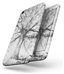 Abstract Black and White WaterColor Vivid Tree - Skin-kit for the iPhone 8 or 8 Plus