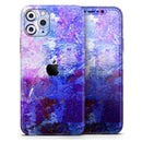 Abstract Blue & Pink Surface - Skin-Kit compatible with the Apple iPhone 13, 13 Pro Max, 13 Mini, 13 Pro, iPhone 12, iPhone 11 (All iPhones Available)