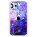 Abstract Blue & Pink Surface - Skin-Kit compatible with the Apple iPhone 13, 13 Pro Max, 13 Mini, 13 Pro, iPhone 12, iPhone 11 (All iPhones Available)