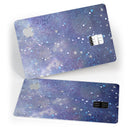 Abstract Blue Grungy Stars - Premium Protective Decal Skin-Kit for the Apple Credit Card