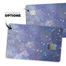 Abstract Blue Grungy Stars - Premium Protective Decal Skin-Kit for the Apple Credit Card