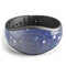 Abstract Blue Grungy Stars - Decal Skin Wrap Kit for the Disney Magic Band