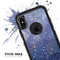 Abstract Blue Grungy Stars - Skin Kit for the iPhone OtterBox Cases