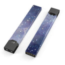 Abstract Blue Grungy Stars - Premium Decal Protective Skin-Wrap Sticker compatible with the Juul Labs vaping device
