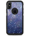 Abstract Blue Grungy Stars - iPhone X OtterBox Case & Skin Kits
