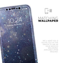 Abstract Blue Grungy Stars - Skin-Kit for the Apple iPhone XR, XS MAX, XS/X, 8/8+, 7/7+, 5/5S/SE (All iPhones Available)