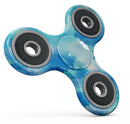 Abstract Blue Stroked Watercolour Full-Body Fidget Spinner Skin-Kit