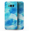 Abstract Blue Stroked Watercolour - Samsung Galaxy S8 Full-Body Skin Kit