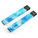 Abstract Blue Stroked Watercolour - Premium Decal Protective Skin-Wrap Sticker compatible with the Juul Labs vaping device