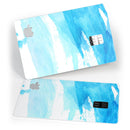 Abstract Blue Strokes - Premium Protective Decal Skin-Kit for the Apple Credit Card