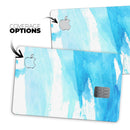 Abstract Blue Strokes - Premium Protective Decal Skin-Kit for the Apple Credit Card
