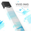 Abstract Blue Strokes - Premium Decal Protective Skin-Wrap Sticker compatible with the Juul Labs vaping device