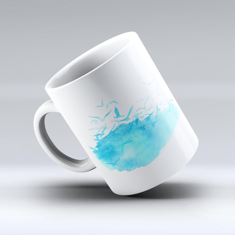 The-Abstract-Blue-Watercolor-Seagull-Swarm-ink-fuzed-Ceramic-Coffee-Mug