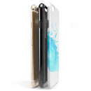 Abstract Blue Watercolor Seagull Swarm iPhone 6/6s or 6/6s Plus 2-Piece Hybrid INK-Fuzed Case