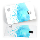 Abstract Blue Watercolor Seagull Swarm - Premium Protective Decal Skin-Kit for the Apple Credit Card