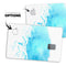 Abstract Blue Watercolor Seagull Swarm - Premium Protective Decal Skin-Kit for the Apple Credit Card