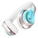 Abstract Blue Watercolor Seagull Swarm Full-Body Skin Kit for the Beats by Dre Solo 3 Wireless Headphones