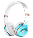 Abstract Blue Watercolor Seagull Swarm Full-Body Skin Kit for the Beats by Dre Solo 3 Wireless Headphones