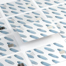 Abstract Blue Watercolor Strokes - Premium Protective Decal Skin-Kit for the Apple Credit Card