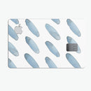 Abstract Blue Watercolor Strokes - Premium Protective Decal Skin-Kit for the Apple Credit Card