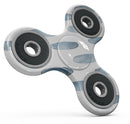 Abstract Blue Watercolor Strokes Full-Body Fidget Spinner Skin-Kit