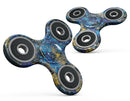 Abstract Blue Wet Paint Full-Body Fidget Spinner Skin-Kit