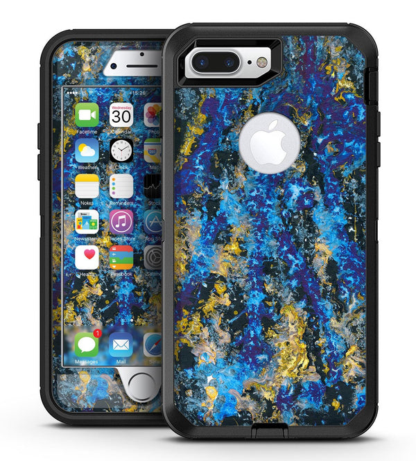 Abstract Blue Wet Paint - iPhone 7 Plus/8 Plus OtterBox Case & Skin Kits