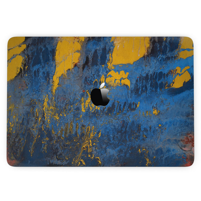 MacBook Pro without Touch Bar Skin Kit - Abstract_Blue_and_Gold_Wet_Paint-MacBook_13_Touch_V6.jpg?