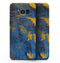Abstract Blue and Gold Wet Paint - Samsung Galaxy S8 Full-Body Skin Kit