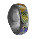 Abstract Bright Primary and Secondary Colored Oil Painting - Decal Skin Wrap Kit for the Disney Magic Band
