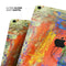 Abstract Bright Primary and Secondary Colored Oil Painting - Full Body Skin Decal for the Apple iPad Pro 12.9", 11", 10.5", 9.7", Air or Mini (All Models Available)