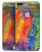 Abstract Bright Primary and Secondary Colored Oil Painting - Skin-kit for the iPhone 8 or 8 Plus