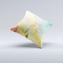 Abstract Color Butterfly Shadows Ink-Fuzed Decorative Throw Pillow