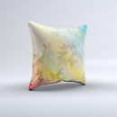 Abstract Color Butterfly Shadows Ink-Fuzed Decorative Throw Pillow