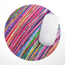 Abstract Color Strokes// WaterProof Rubber Foam Backed Anti-Slip Mouse Pad for Home Work Office or Gaming Computer Desk