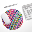 Abstract Color Strokes// WaterProof Rubber Foam Backed Anti-Slip Mouse Pad for Home Work Office or Gaming Computer Desk