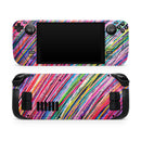 Abstract Color Strokes // Vinyl Skin Wrap for Steam Deck OLED & Steam Deck (LCD) — Soft Matte or Ultra Gloss