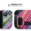 Abstract Color Strokes // Vinyl Skin Wrap for Steam Deck OLED & Steam Deck (LCD) — Soft Matte or Ultra Gloss