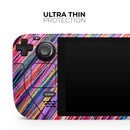 Abstract Color Strokes // Vinyl Skin Wrap for Steam Deck OLED & Steam Deck (LCD) — Soft Matte or Ultra Gloss