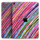 Abstract Color Strokes - Full Body Skin Decal for the Apple iPad Pro 12.9", 11", 10.5", 9.7", Air or Mini (All Models Available)