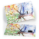 Abstract Colorful WaterColor Vivid Tree - Premium Protective Decal Skin-Kit for the Apple Credit Card