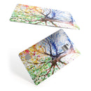 Abstract Colorful WaterColor Vivid Tree - Premium Protective Decal Skin-Kit for the Apple Credit Card