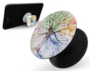 Abstract Colorful WaterColor Vivid Tree - Skin Kit for PopSockets and other Smartphone Extendable Grips & Stands
