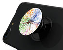 Abstract Colorful WaterColor Vivid Tree - Skin Kit for PopSockets and other Smartphone Extendable Grips & Stands