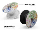 Abstract Colorful WaterColor Vivid Tree - Skin Kit for PopSockets and other Smartphone Extendable Grips & Stands