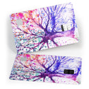Abstract Colorful WaterColor Vivid Tree V2 - Premium Protective Decal Skin-Kit for the Apple Credit Card