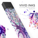 Abstract Colorful WaterColor Vivid Tree V2 - Premium Decal Protective Skin-Wrap Sticker compatible with the Juul Labs vaping device