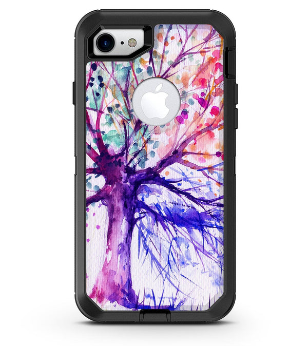 Abstract Colorful WaterColor Vivid Tree V2 - iPhone 7 or 8 OtterBox Case & Skin Kits