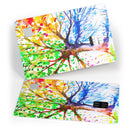 Abstract Colorful WaterColor Vivid Tree V3 - Premium Protective Decal Skin-Kit for the Apple Credit Card