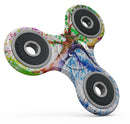 Abstract Colorful WaterColor Vivid Tree V3 Full-Body Fidget Spinner Skin-Kit